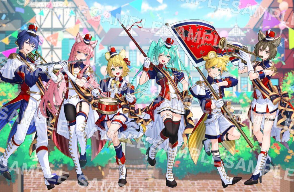 【39culture2026】「どうぶつマーチングバンド」書き下ろしイラスト　2026年2月