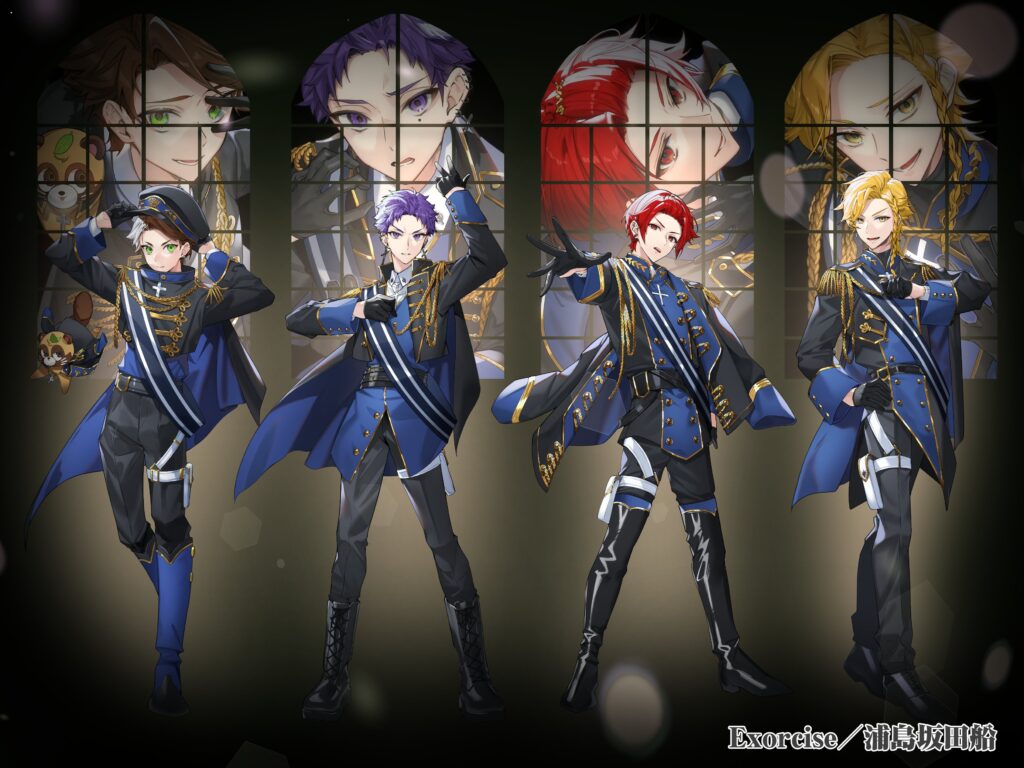 浦島坂田船オリジナル楽曲「Exorcise」MV用イラスト2025年10月