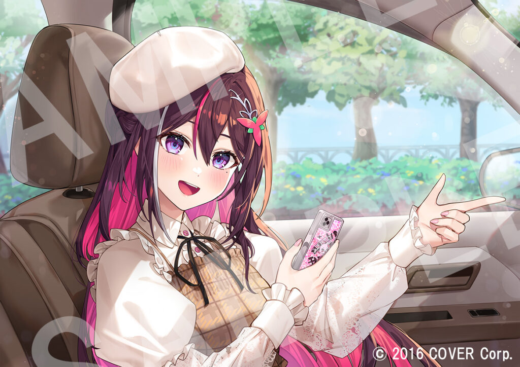 ヤフーカーナビ「#推しドラ」第2弾　ホロライブプロダクション所属　AZKi 様等身イラスト2024年11月